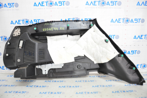 Right arch trim Nissan Rogue 14-16 black under 2 rows, worn, scratches