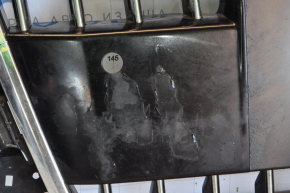 Radiator grill Audi Q5 8R 13-17 rest for parking sensors, gloss, chrome, cracks, varnish swelled, bumps on chrome