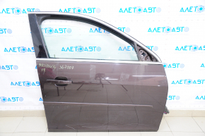 Door assembly front right Chevrolet Malibu 13-15 under molding, burgundy 406Y