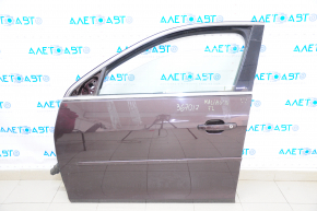 Door assembly front left Chevrolet Malibu 13-15 under molding, burgundy 406Y, butt