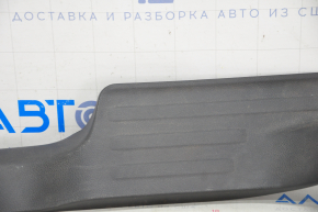 Door sill trim inner rear left Nissan Rogue 14-20 black, scratches