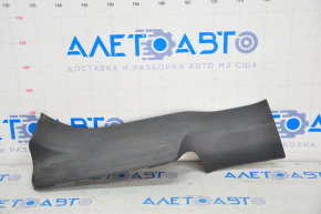 Door sill trim inner rear left Nissan Rogue 14-20 black, scratches