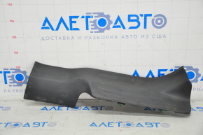 Door sill trim inner rear right Nissan Rogue 14-20 black, scratches