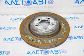Front left brake disc Dodge Challenger 09- 345mm, thickness 28mm