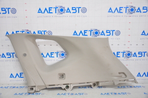 Arch trim right upper Nissan Rogue 14-20 gray, under 2 rows, scratches