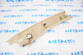 Front pillar trim upper left Chevrolet Malibu 13-15 beige, under speaker