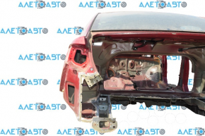 Quarter wing rear left Hyundai Sonata 15-19 red on the body, pokes
