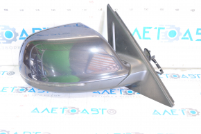 Side mirror right Audi Q5 8R 09-15 1715 + 2 pins, BSM, auto-dimming, auto-folding, swivel, heated, blue W1/X5R