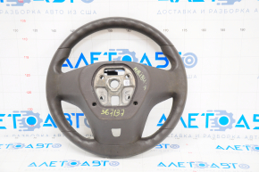 Naked steering wheel Chevrolet Malibu 13-15 rubber, brown, no buttons, worn