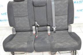 Rear row of seats 2nd row Nissan Rogue 14-16 cloth black, under dry cleaning
