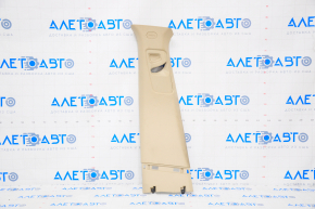 Upper center pillar trim left Chevrolet Malibu 13-15 beige, dry cleanable