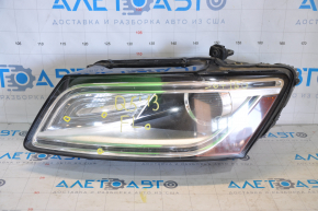 Front left headlight complete Audi Q5 8R 13-17 rest, xenon, sand, for polishing
