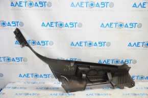 Door sill trim inner rear left Audi Q5 8R 09-12 dark beige, scratches