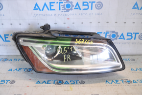 Front right headlight complete Audi Q5 8R 13-17 rest, xenon, for polishing