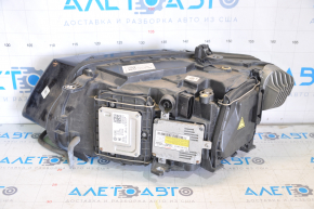 Front right headlight complete Audi Q5 8R 13-17 rest, xenon, for polishing