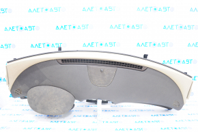 Torpedo front panel with AIRBAG Chevrolet Malibu 13-15 brown, for dry cleaning, rusty pyropatron