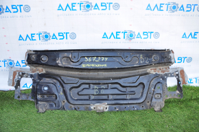 Rear panel VW Passat b8 16-19 2 parts, black