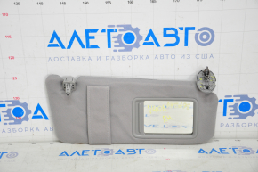 Right visor Toyota Camry v40 gray, breakage, for re-tightening