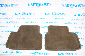 Set of floor mats for Chevrolet Malibu 13-15, cloth, brown