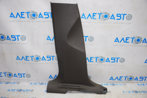 Center pillar trim lower left Audi Q5 8R 09-17 dark beige, scratches