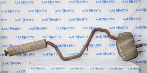 Rear muffler with barrel Chevrolet Malibu 13-15 2.5 for 1 pipe, rusty, studs sawed off