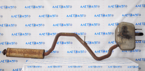 Rear muffler with barrel Chevrolet Malibu 13-15 2.5 for 1 pipe, rusty, studs sawed off