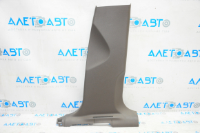 Center pillar trim lower right Audi Q5 8R 09-17 dark beige, scratches
