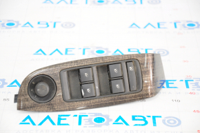 Front left window lift control Chevrolet Malibu 13-16 with cover, rub button