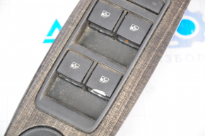 Front left window lift control Chevrolet Malibu 13-16 with cover, rub button
