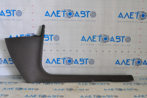 Door sill trim inner front right Audi Q5 8R 09-17 dark beige, scratches