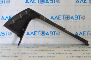 Door sill trim inner front right Audi Q5 8R 09-17 dark beige, scratches