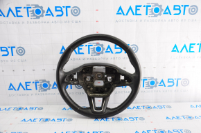 Naked steering wheel Ford Focus mk3 15-18 rest, under petals, leather black