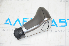 Gear knob Audi Q5 8R 09-17 leather dark beige, scratches