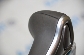 Gear knob Audi Q5 8R 09-17 leather dark beige, scratches