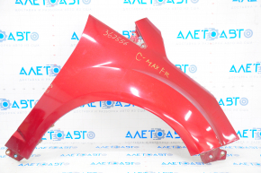 Front right wing Ford C-max MK2 13-18 red RR, painted, rust, bumps
