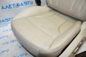 Driver's seat Audi Q5 8R 09-17 with airbag, electric, beige leather, scuffs