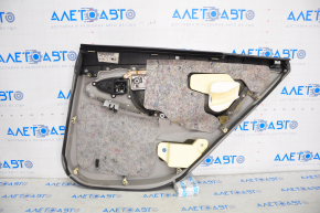 Toyota Camry v40 rear left door panel trim, gray, velour