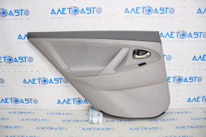 Toyota Camry v40 rear left door panel trim, gray, velour