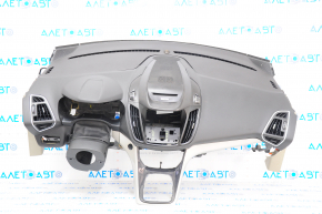 Torpedo front panel with AIRBAG Ford C-max MK2 13-18 black