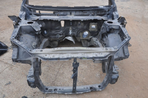 TV panel radiator Toyota Highlander 14-19 with eyelashes, with hood lock bar, without eyepieces