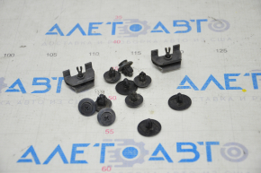 Toyota Camry v40 09-11 underhood clips, incomplete, 12 pcs.