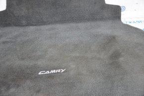 Trunk mat Toyota Camry v40 rag black, dry cleanable