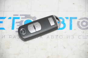 Mazda CX-5 13-16 smart key 3 buttons, scratches, chrome is worn out
