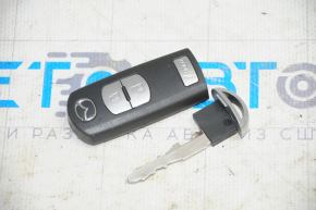 Mazda CX-5 13-16 smart key 3 buttons, scratches, chrome is worn out