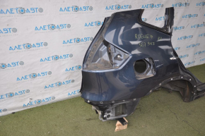 Quarter wing rear right Nissan Rogue 14-20 blue