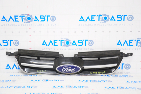 Grill grille Ford C-max MK2 13-18 with emblem, swollen chrome