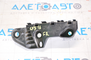 Front bumper mount right Mazda CX-5 13-16 on the wing, right side bumper is broken