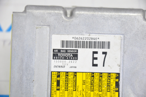 SRS airbag module airbag computer Toyota Prius 50 16-19