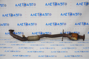 Intake pipe with catalytic converter Chevrolet Malibu 13-15 2.5 under 1 pipe, broken stud