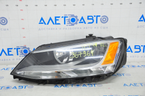 Headlight front left VW Jetta 11-16 USA naked, halogen